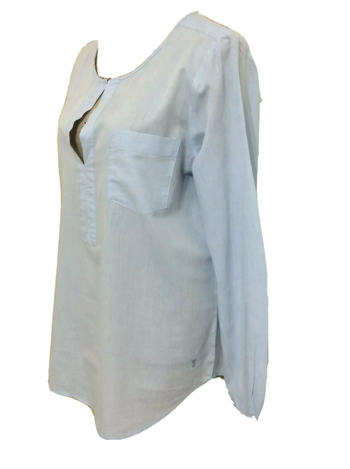 Holly & Whyte By Lindex Knot Sleeve Top, Blue, Size 40 EU 10 US UK 14