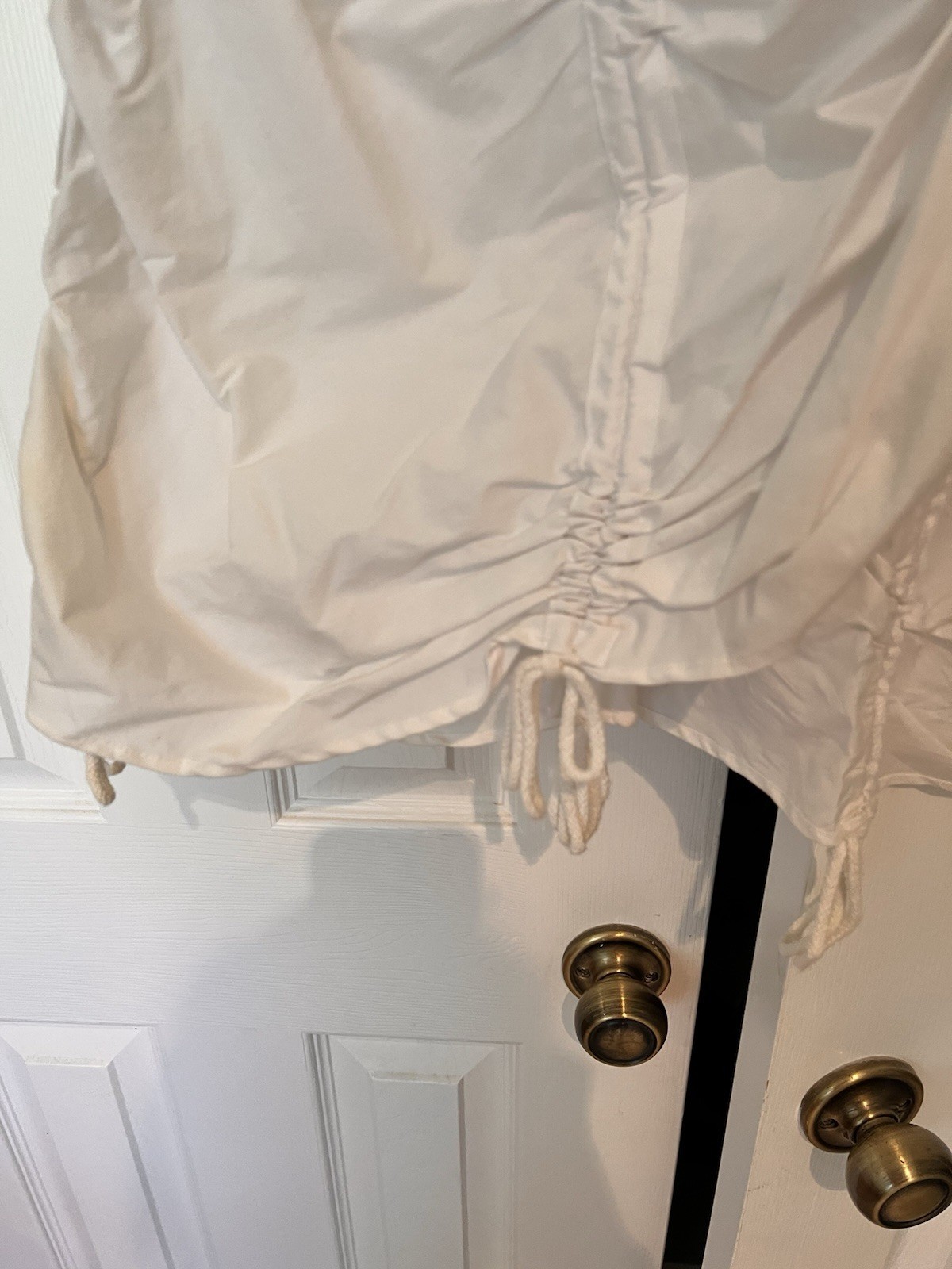 Parachute White Skirt Large With Toggles (Maria)