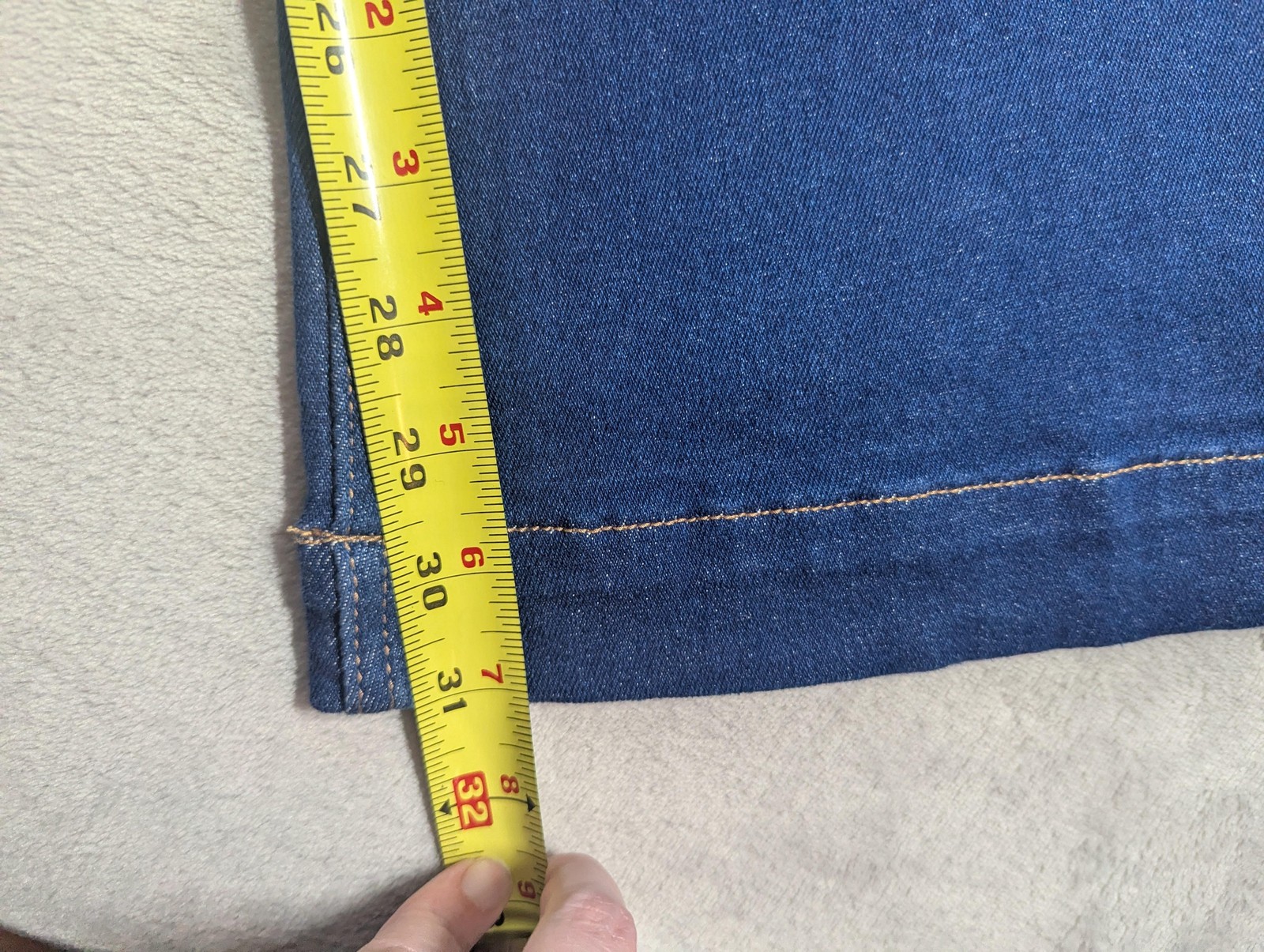 Rank 45 Mid Rise Flare Jeans Womens 34 Blue Med Wash Stretch Denim Casual