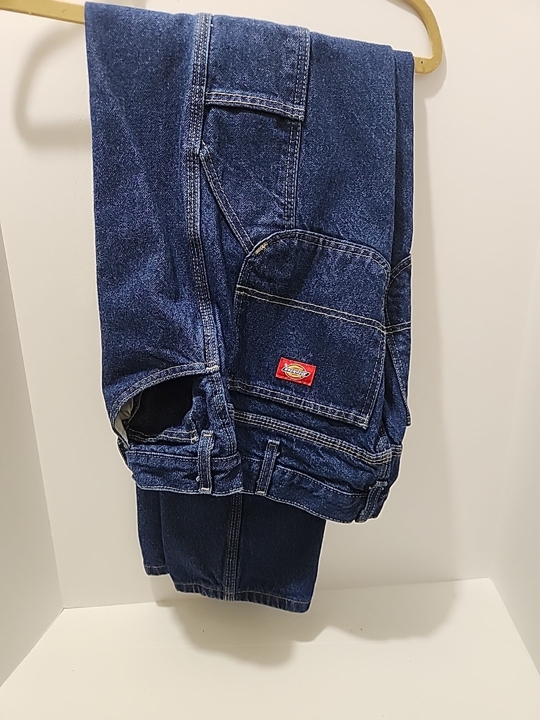 Dickies Carpenter Dk Heavy Jeans 32×34 Work Wear Red Label Baggy Wide Leg Skate