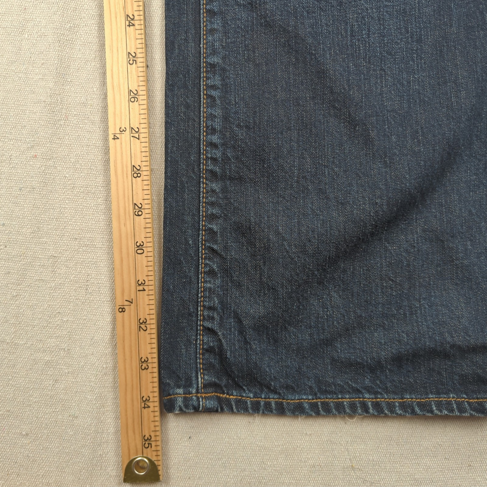 Gap 1969 Jeans Mens 34×34 Blue Low Rise Boot Cut Western Button Fly