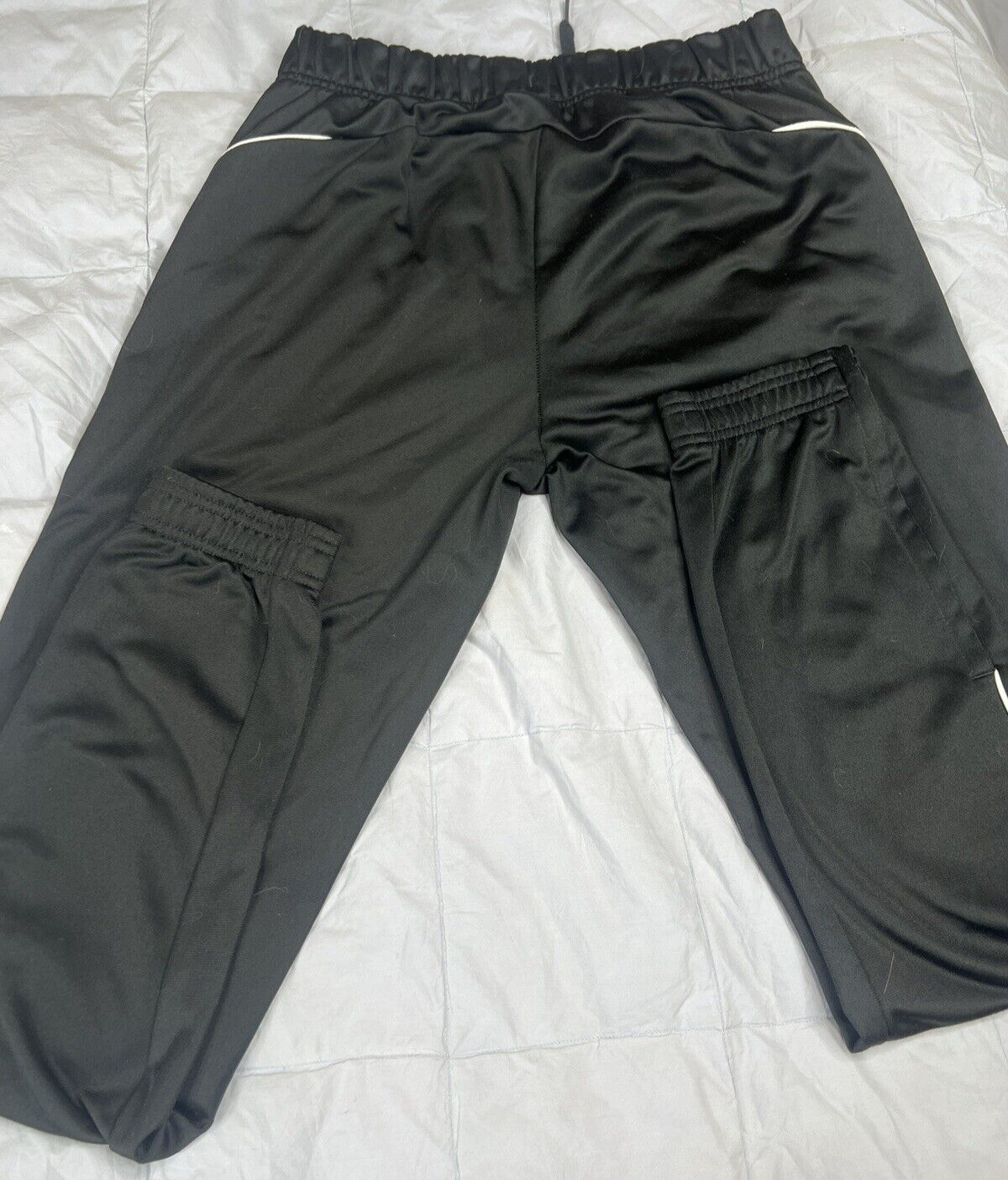 Puma Men’s Black Straight Leg Drawstring Smooth feel Sweat Pants Pockets Medium