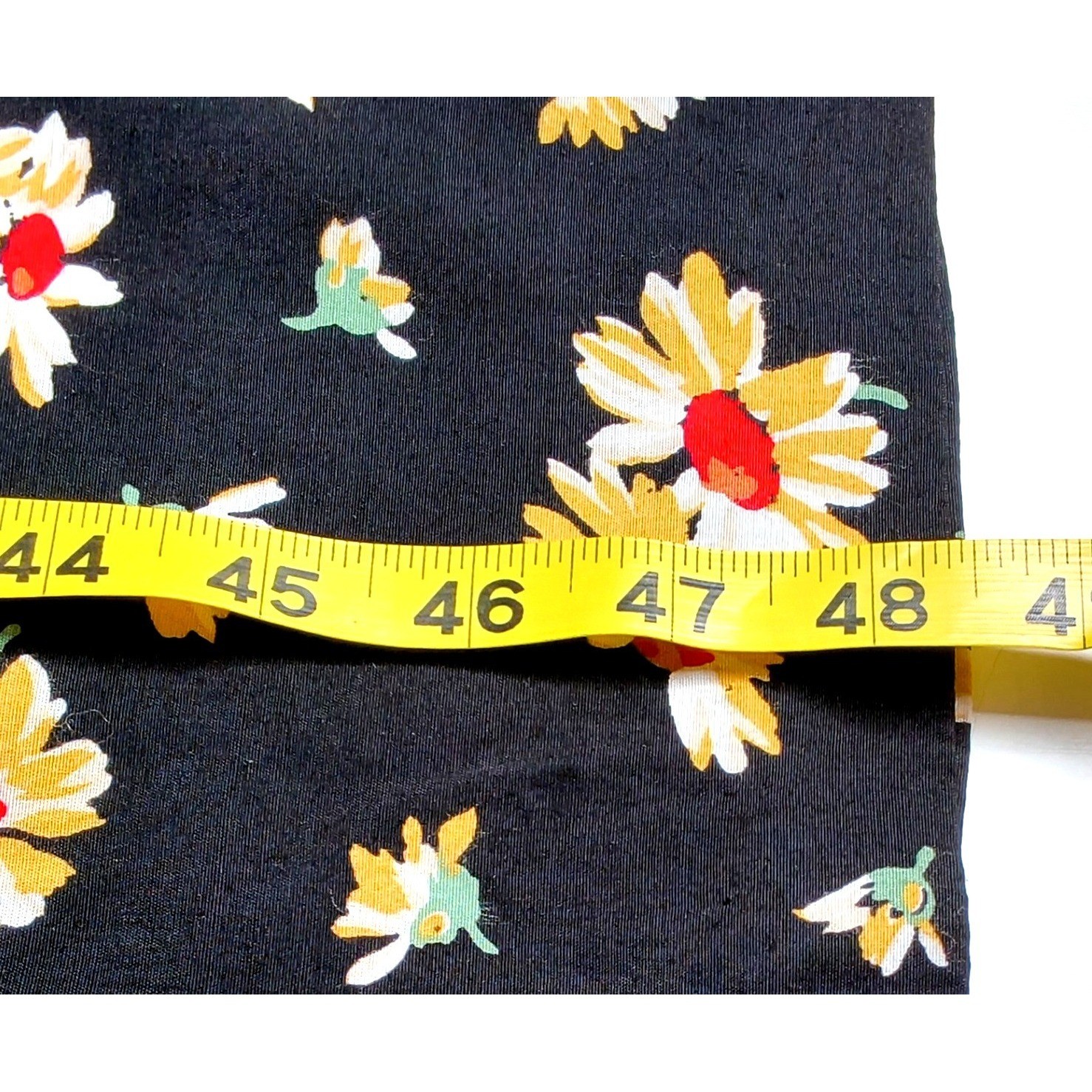 90s Grunge Rampage Clothing Co Floral Midi Dress Women 9 Black Daisy Rayon