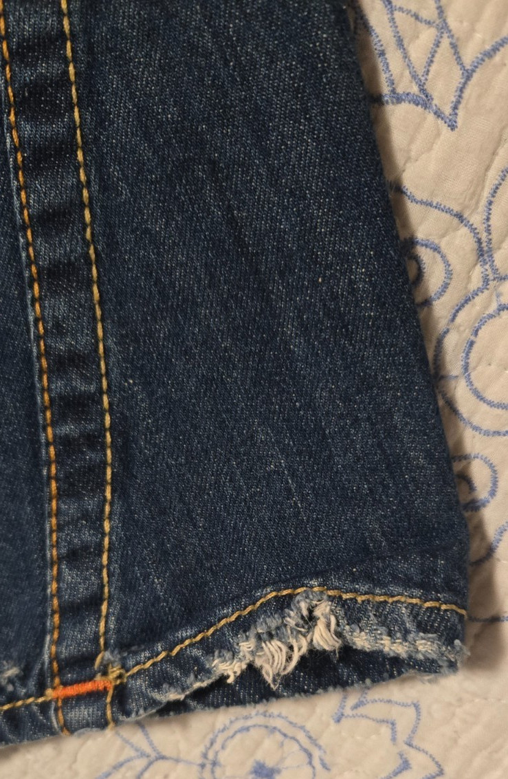 True Religion Jeans Joey World Tour Seat 34 Mens Bootcut Size 36×34