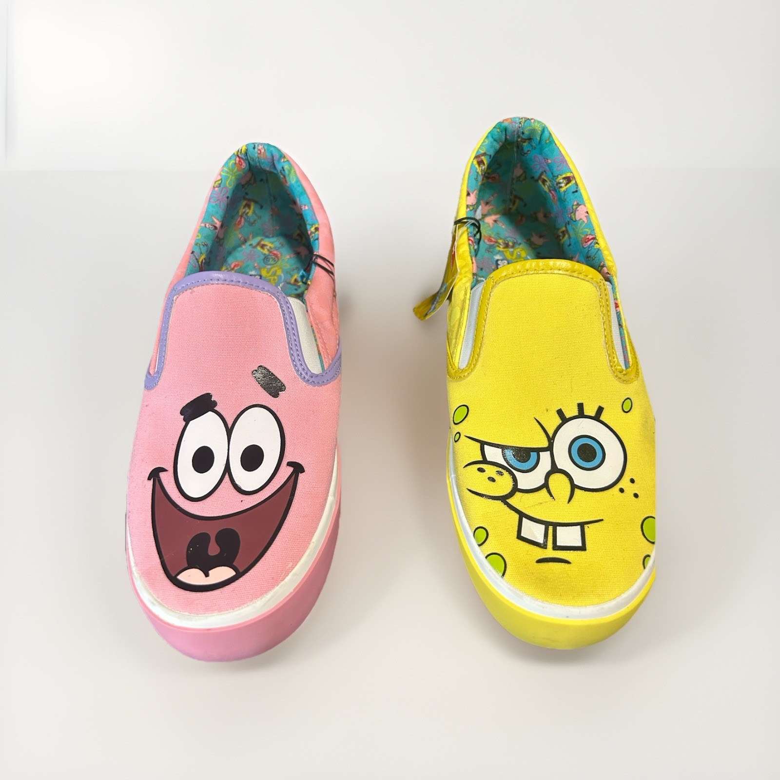 Nickelodeon SpongeBob Women’s Slip-on Sneakers Size 9 1/2