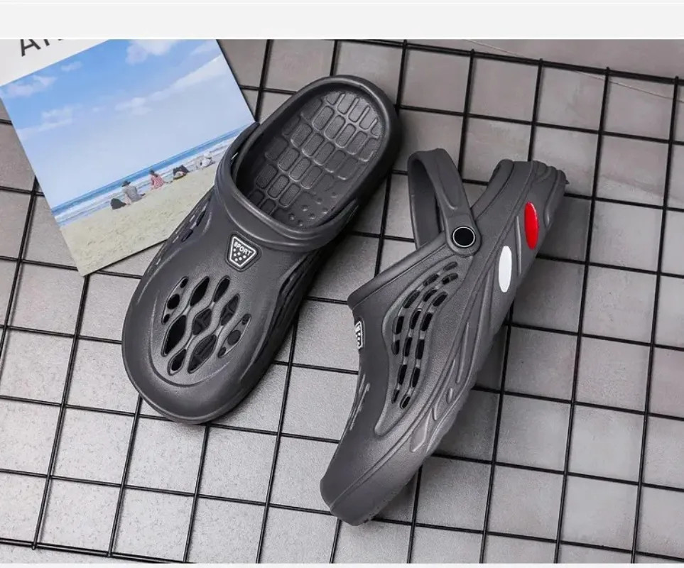 Men’s EVA Garden Clogs Beach Slides Platform Sandals Indoor Slippers