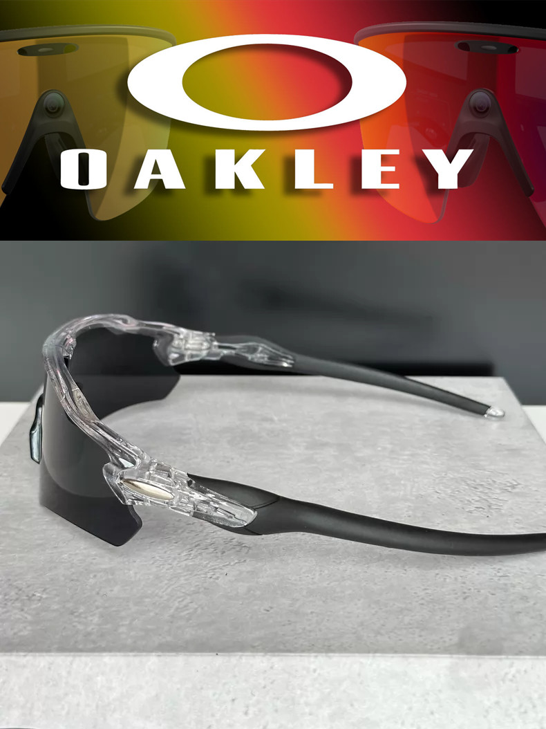 Oakley Radar Ev Path Sport Sunglasses OO9208 Clear Frame Black Lenses