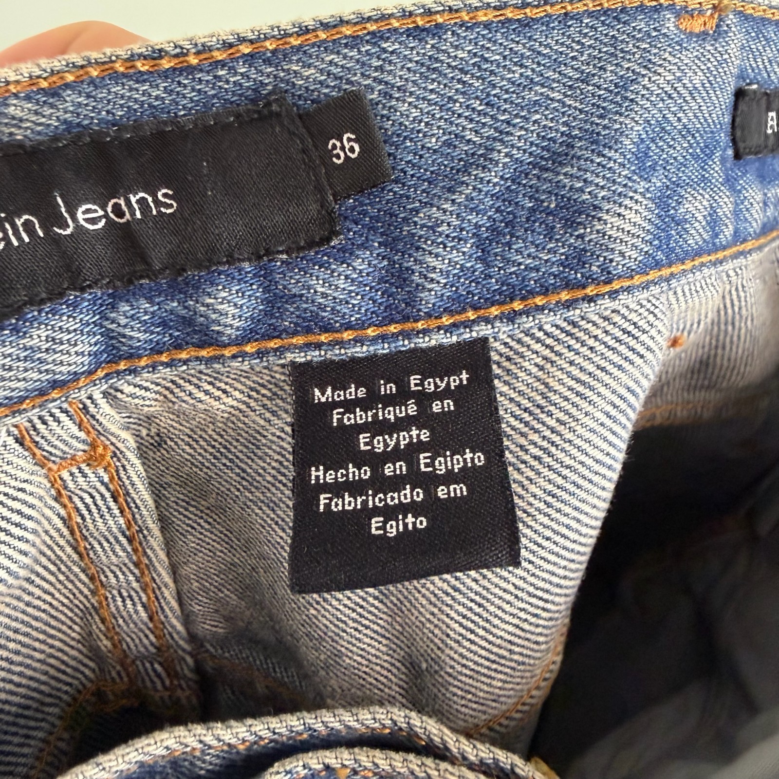 Calvin Klein Jeans Easy Fit Natural Waist Classic Tapered Leg NEW NOS 36 x 30