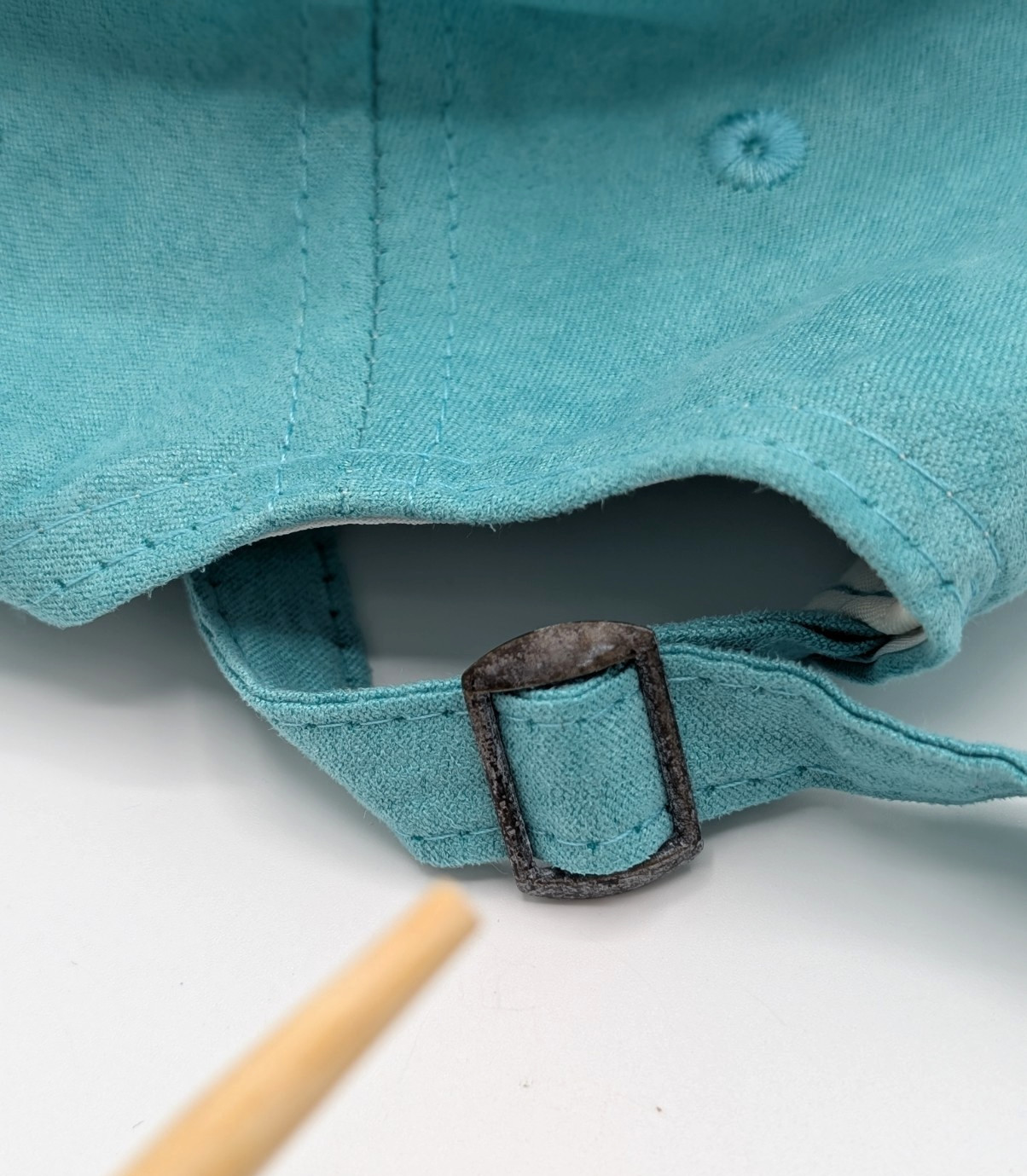 ADULT-ISH Embroidered Snapback Cap Teal One Size Adjustable Closure