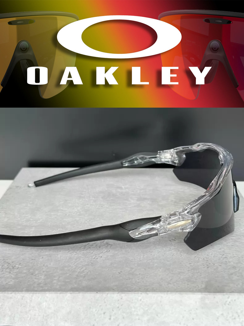 Oakley Radar Ev Path Sport Sunglasses OO9208 Clear Frame Black Lenses