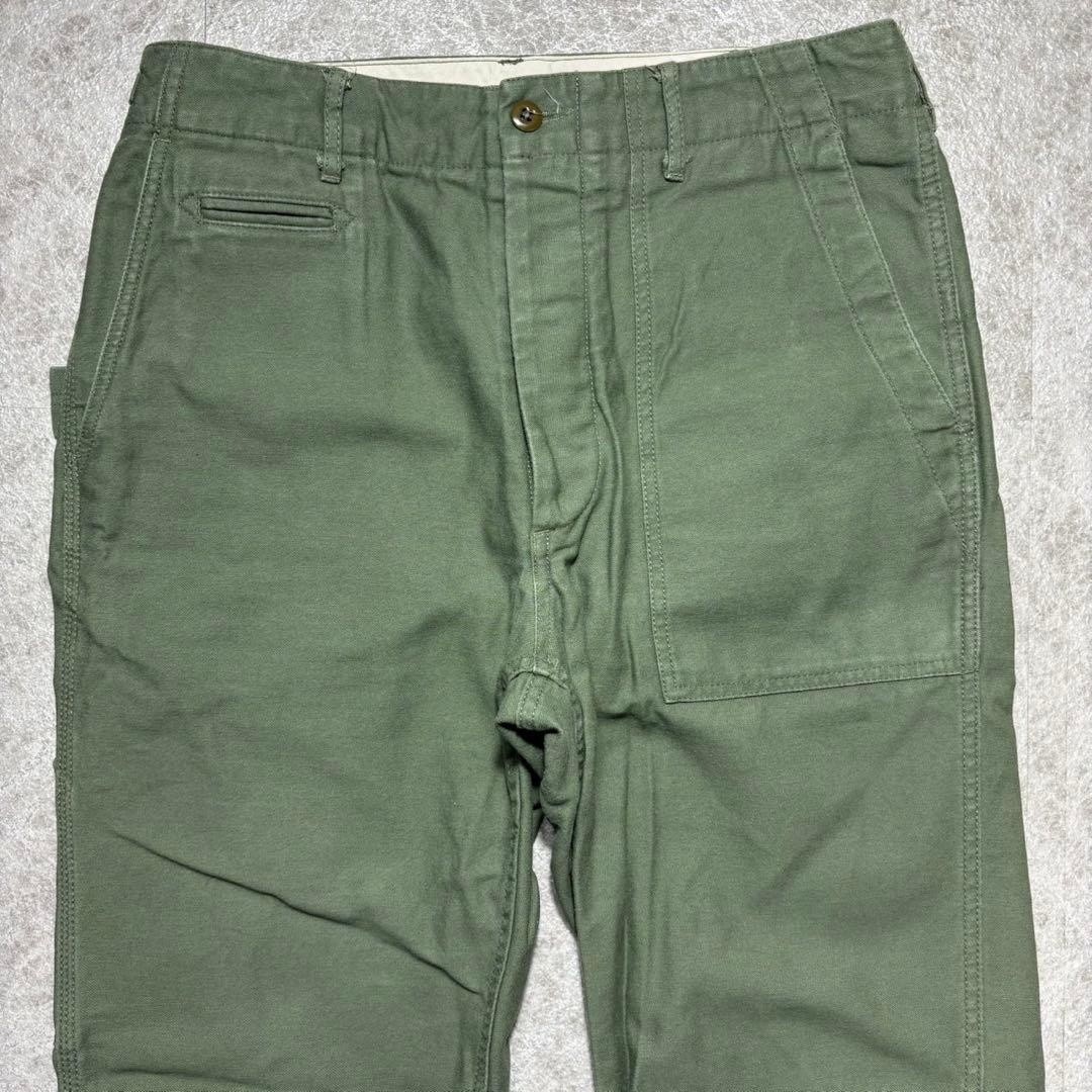 Engineered Garments x BEAMS+ Olive Fatigue Baker Pants XL Japan Exclusive F/S