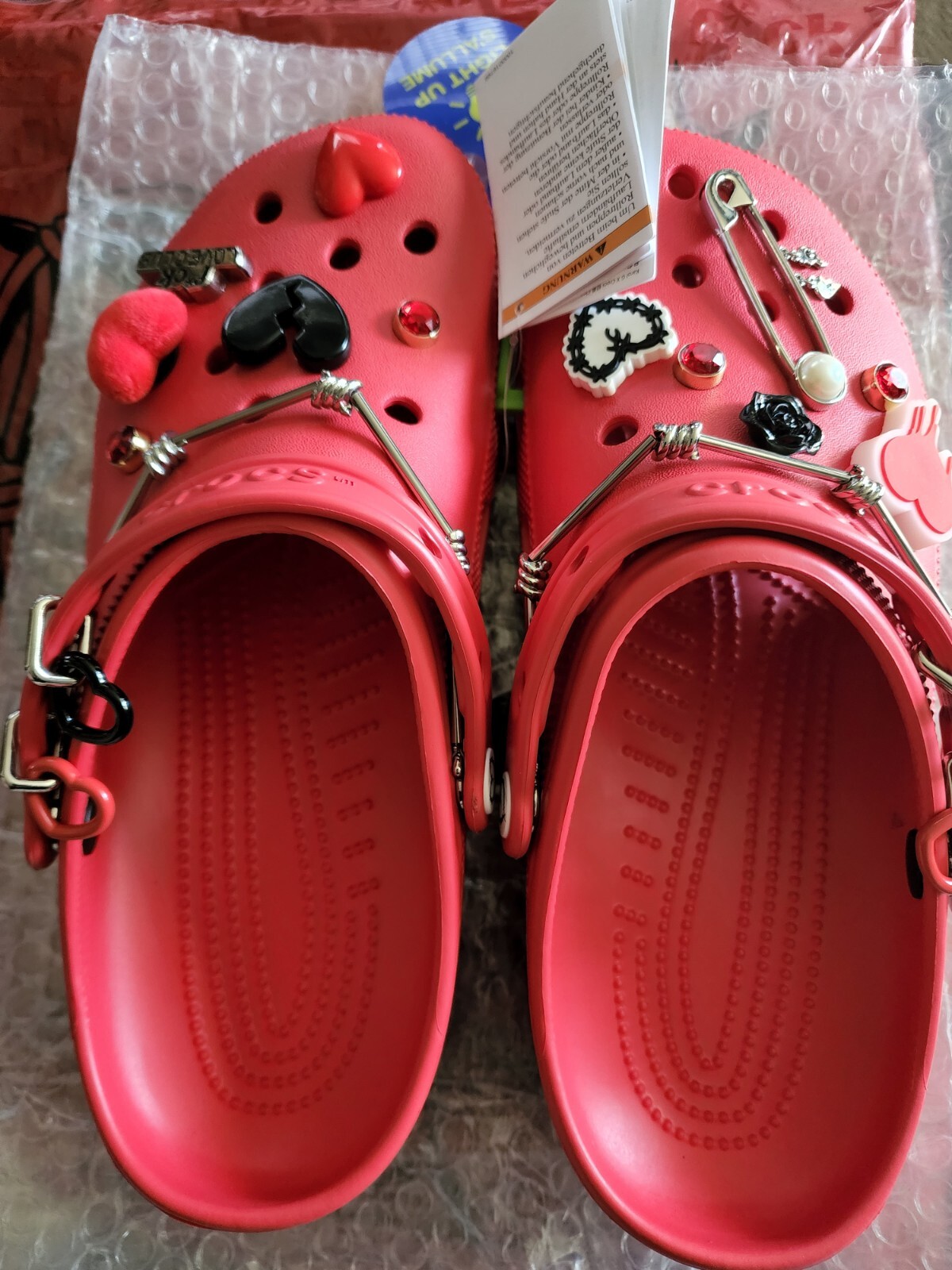 🔥LIMITED🔥☄️ Karol G X Crocs Classic Clog Size 9M/11W. THE BOX IS THE BAG.