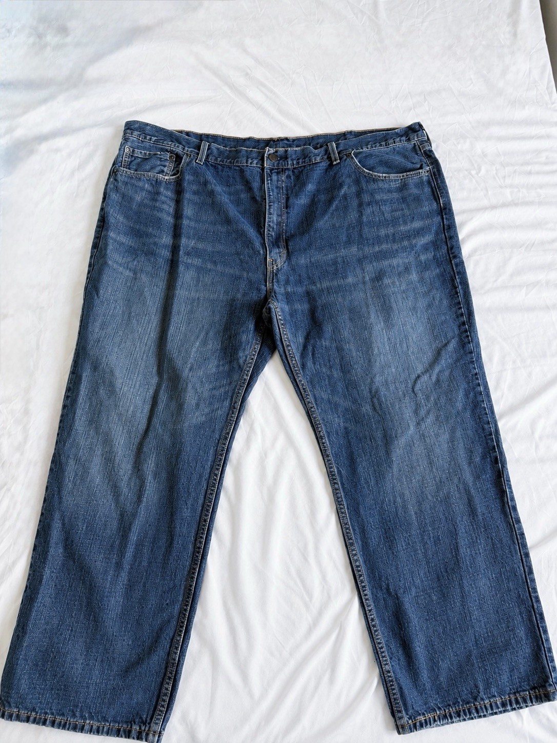 Levi’s 559 Relaxed Straight Men’s Jeans W52 L30 Big & Tall Medium Wash Denim