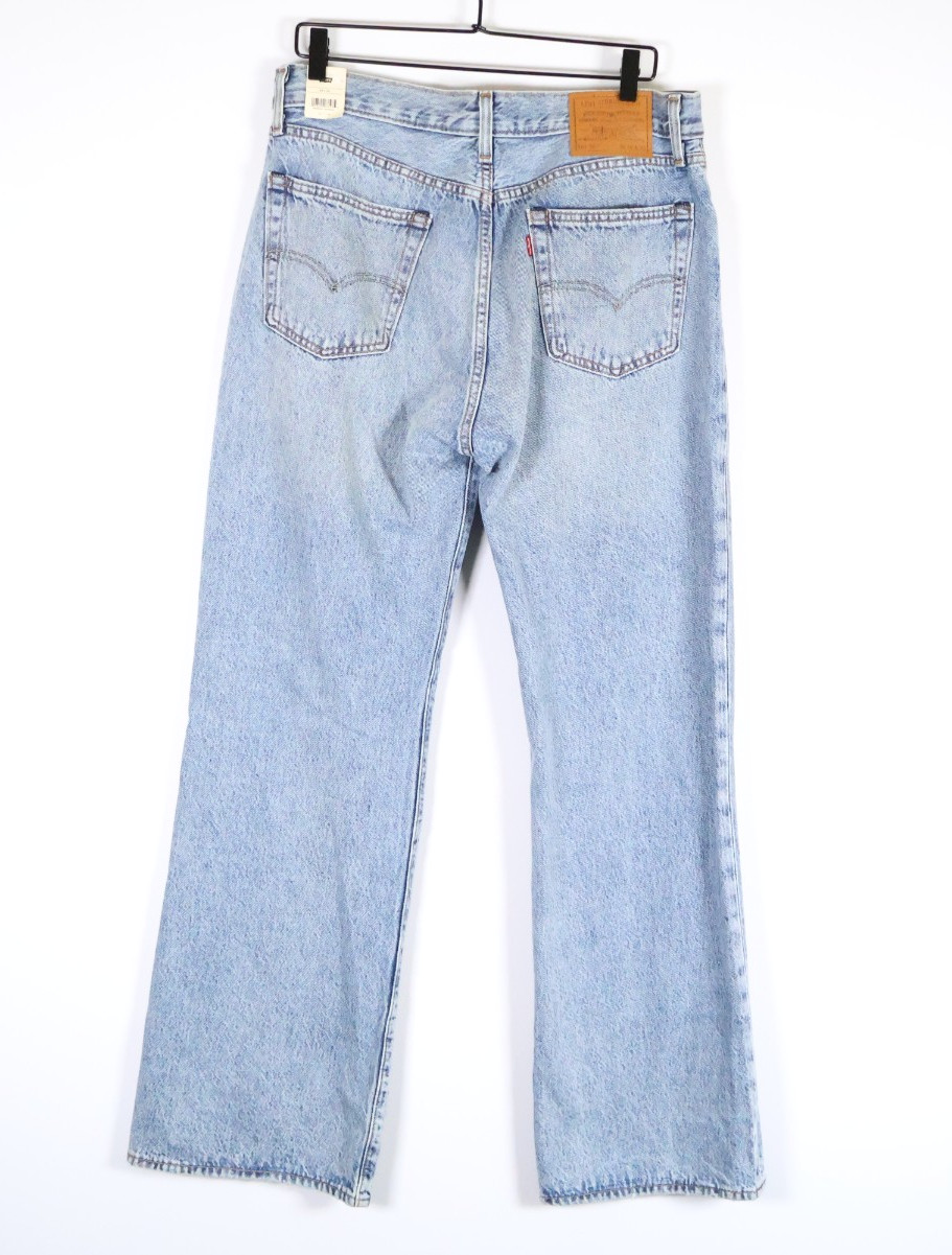 Levi’s Relaxed Flare 567 Jeans Men’s 34 x 32 Light Blue Premium Big E Unworn