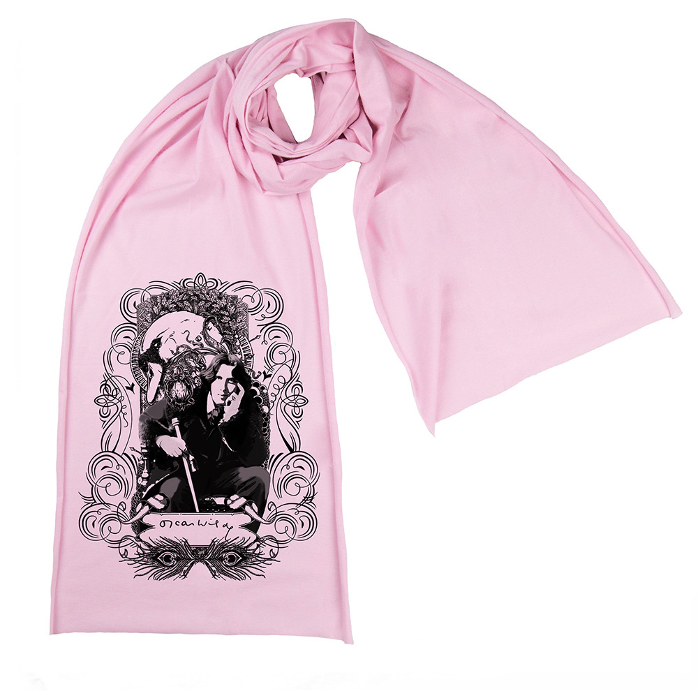 Oscar Wilde Screen printed Cotton Scarf