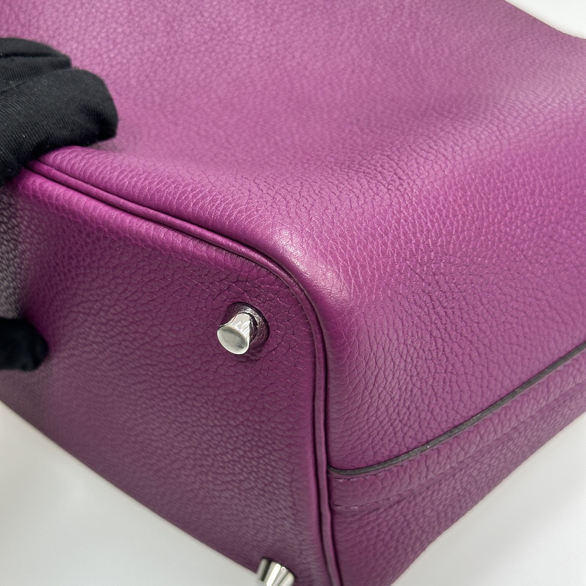 Hermes Picotin Lock 18 Anemone Purple Taurillon Clemence Palladium Hardware