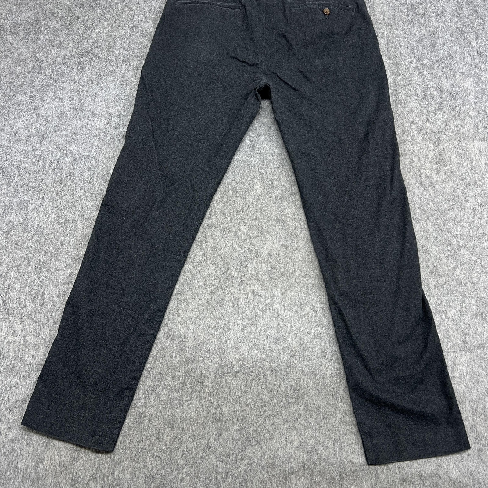 J Crew Bowery Pants Mens 35×32 Gray Slim Flex Chino Stretch Dress Trousers Work