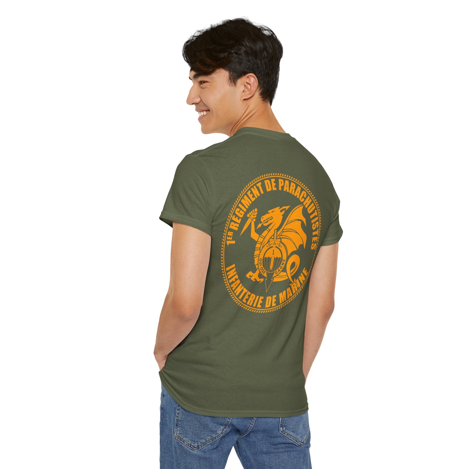 France Para SAS 1st Marine Infantry Parachute Regiment Special Forces T-shirt HQ