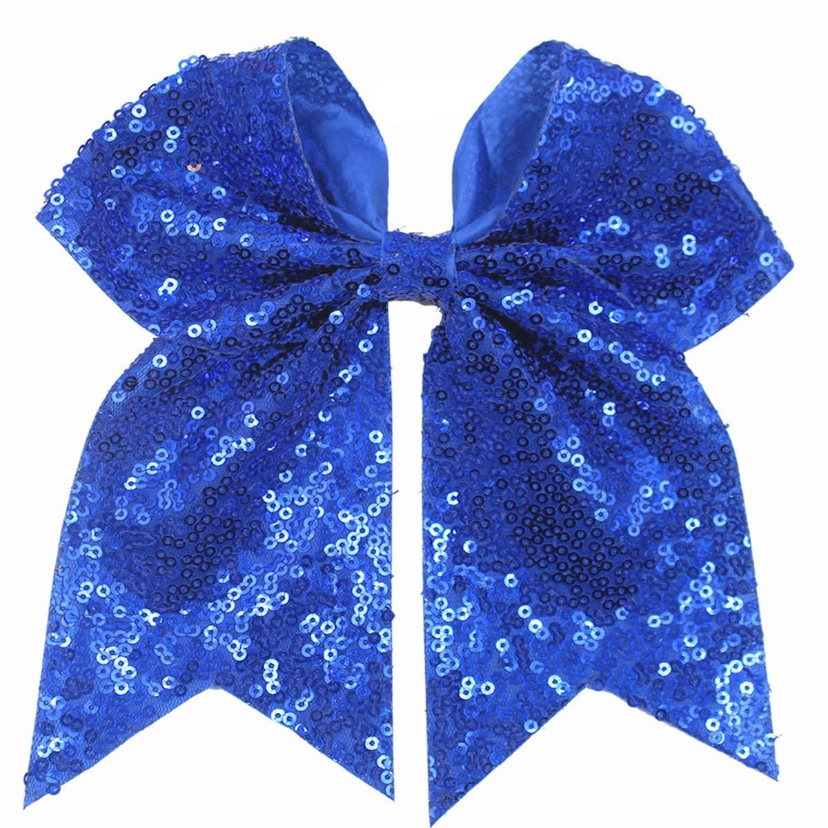 JINBUYAO 7″ Jumbo Bow Hair Clip for Girls – 1 Count (Pack of 1), Royal Bule
