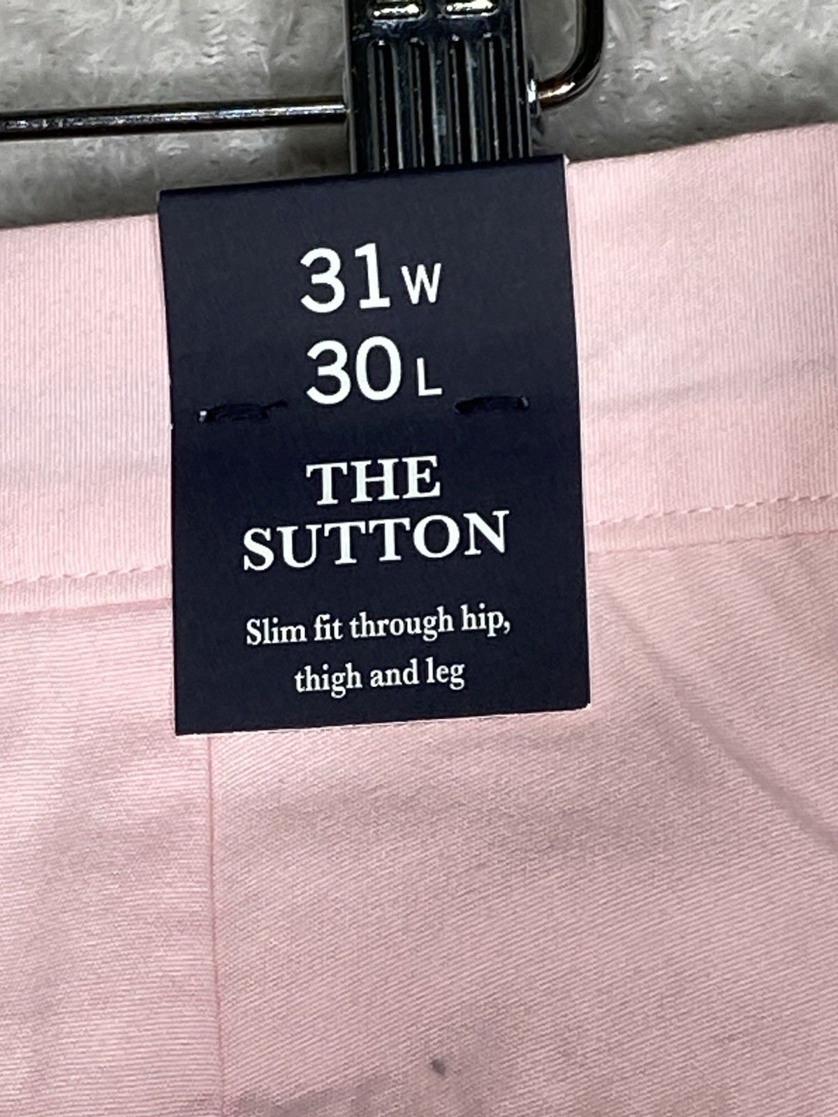 J.CREW The Sutton Pants Men’s 31X30 Pink Slim Fit Summerweight Chino Cotton NWT