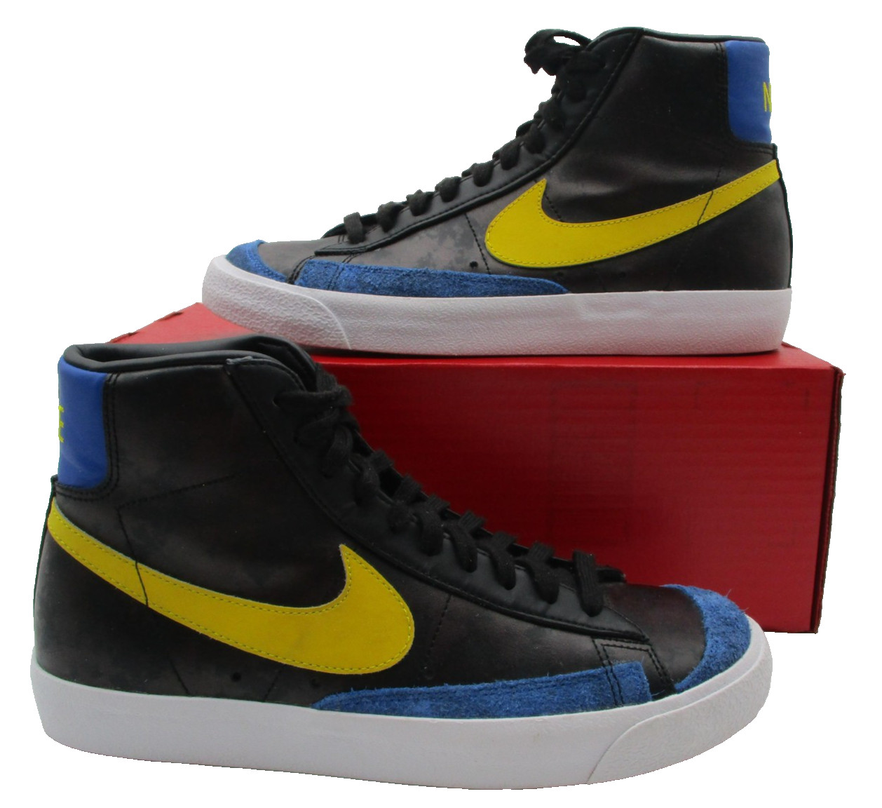 Nike Blazer Mid ’77 Peace Love Basketball Shoes Mens 8.5 Black DC1414-001 (1U6)