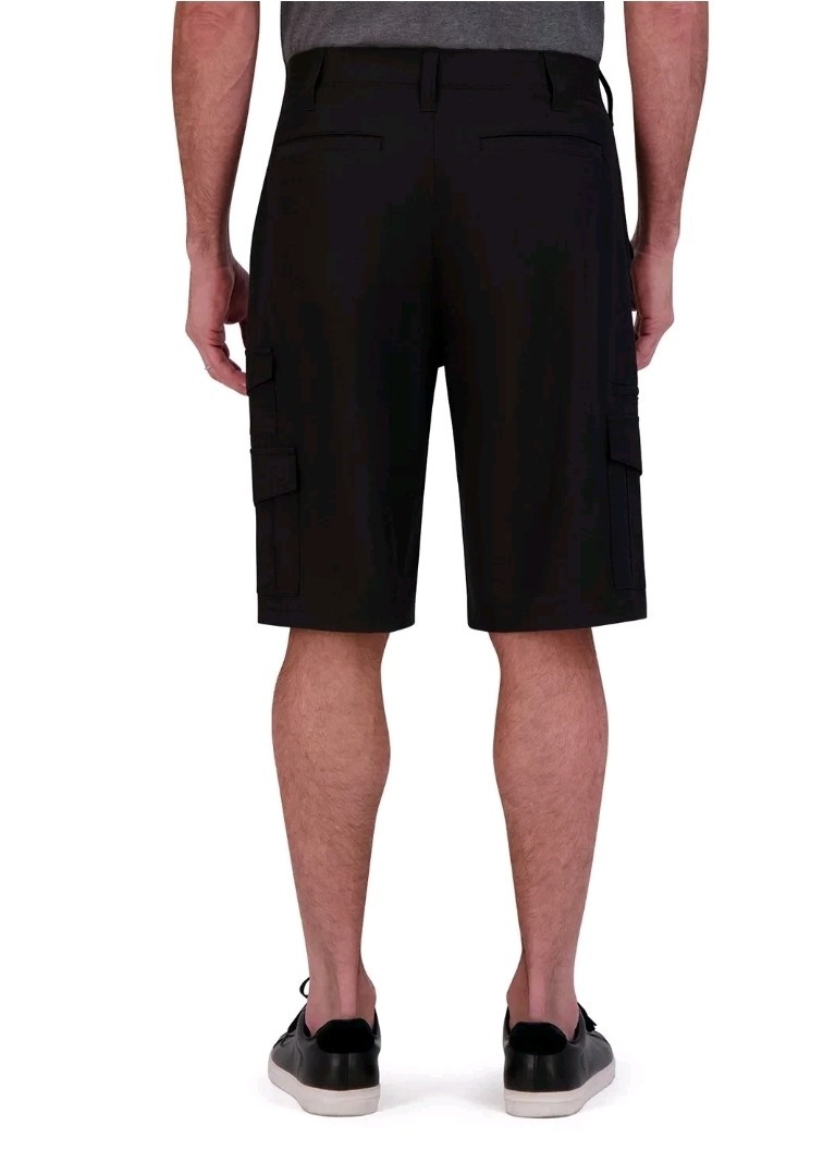 IRON Clothing Men’s Flex Waistband Stretch Hybrid t Cargo Short size 34
