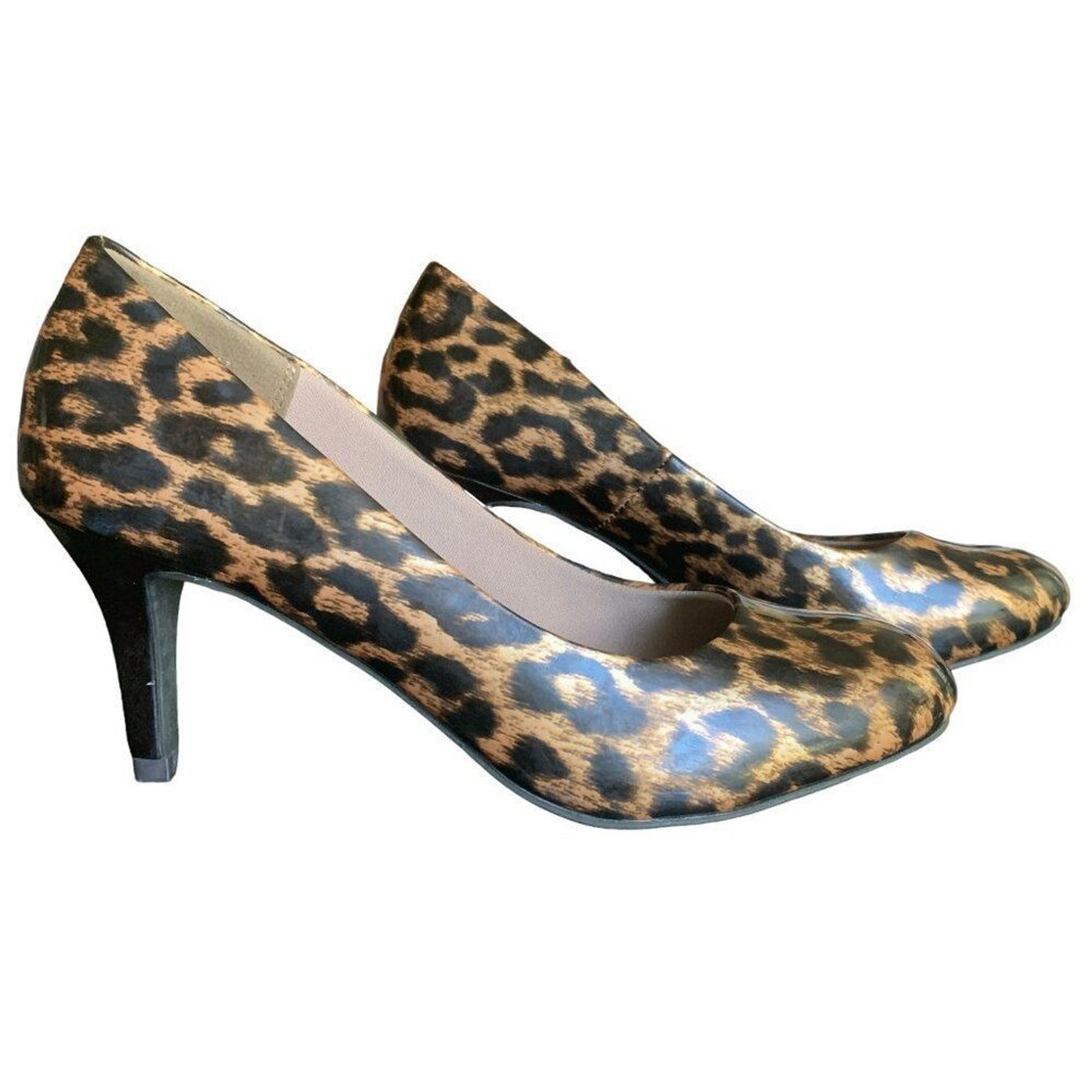 Comfort Plus Heels Women 7 Pumps Animal Print Mobwife