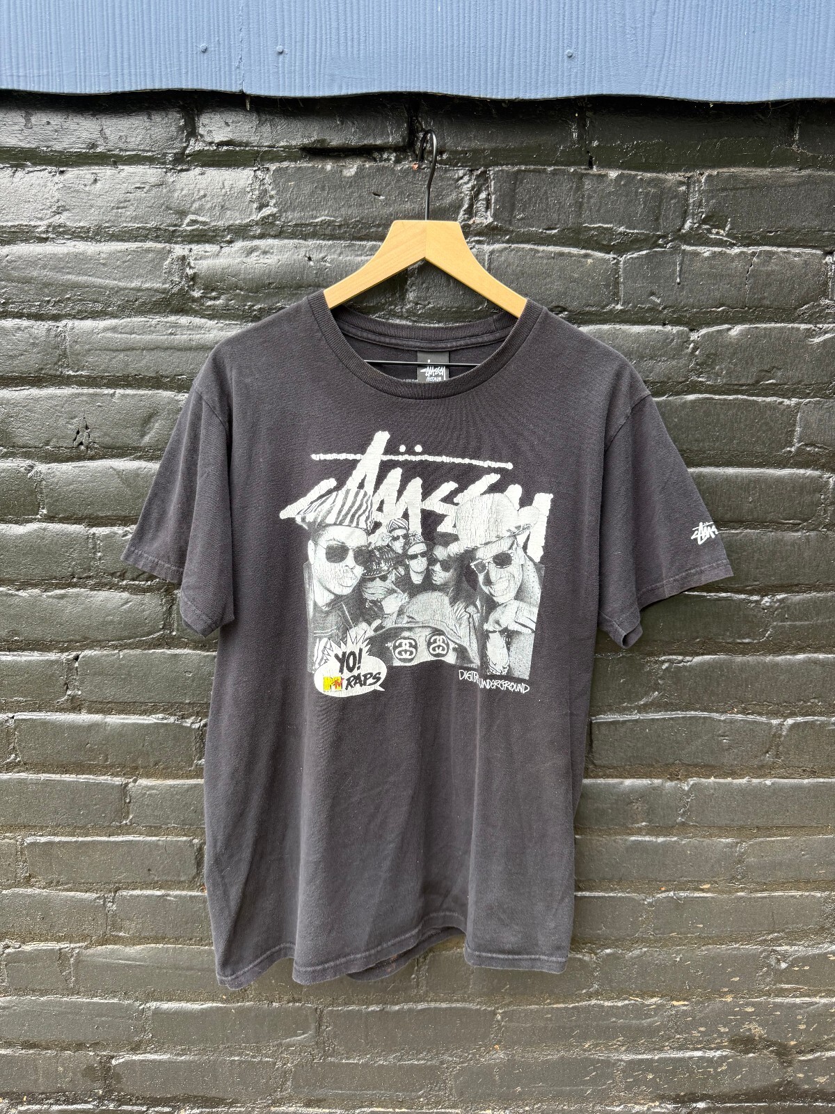 Vintage Stüssy Yo! MTV Raps Graphic T Shirt