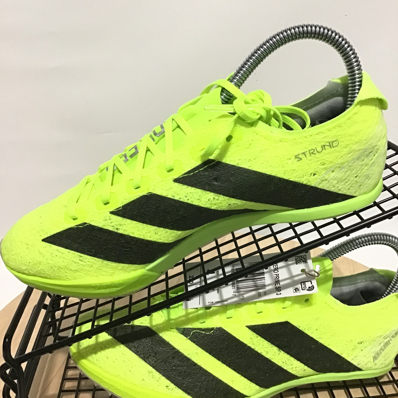 Adidas Adizero Prime SP 3 Volt Lucid Lemon Track Spikes 4 Men/5 Women – IH5800