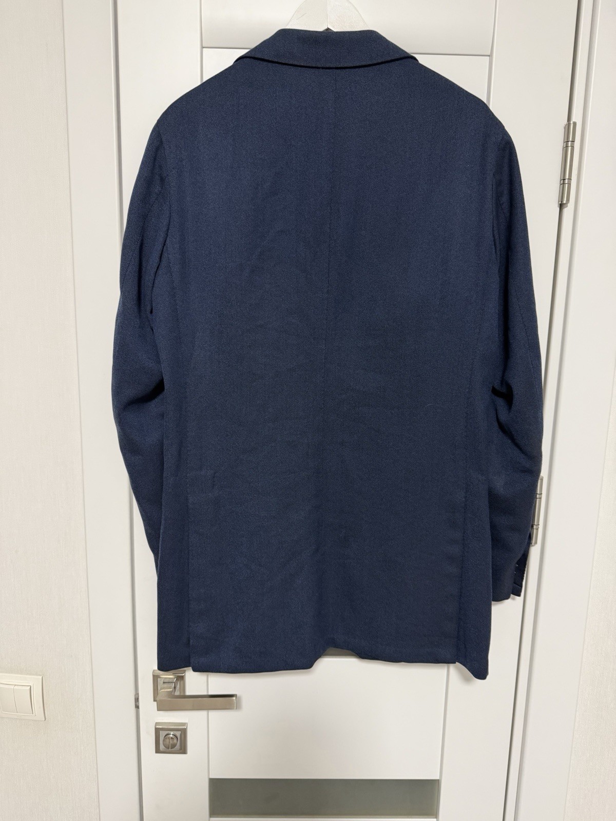 Orazio Luciano – Napoletana Custom Made Blazer Jacket Navy Blue Size 54 Italy