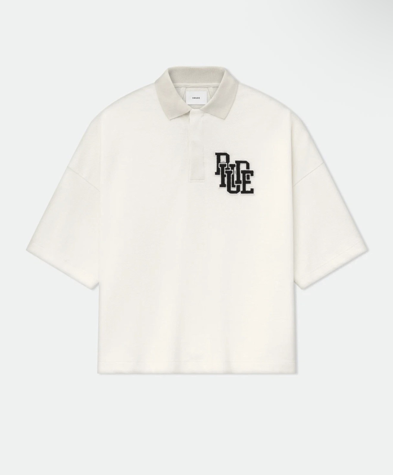 RHUDE vintage vintage logo Men Women short sleeved shirt
