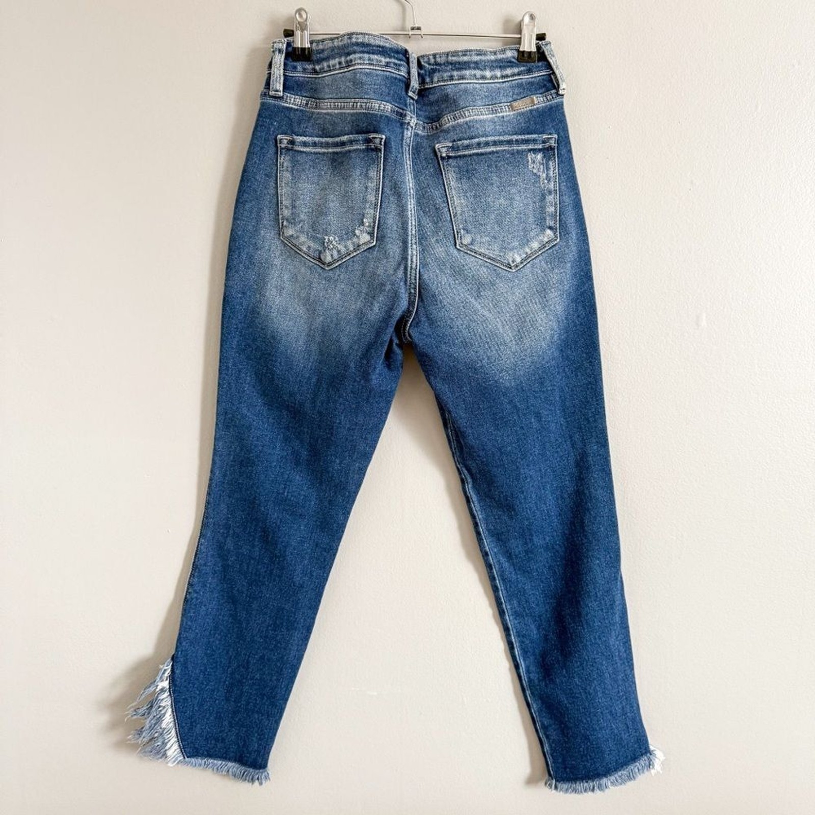 Kancan Medium Blue Distressed Soft Stretch Denim Size 11/29