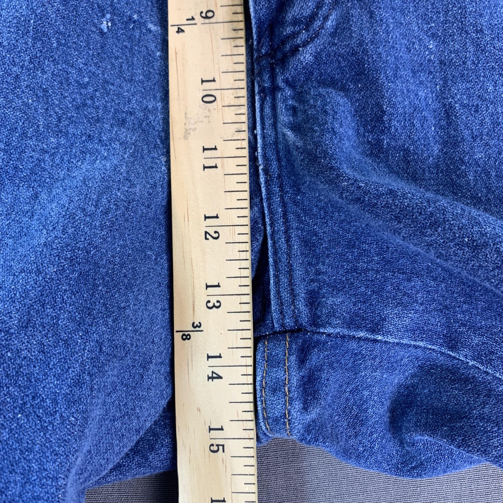 Vintage Wrangler Cowboy Cut Jeans Mens 38×32 Blue Denim 13MWZ USA Workwear