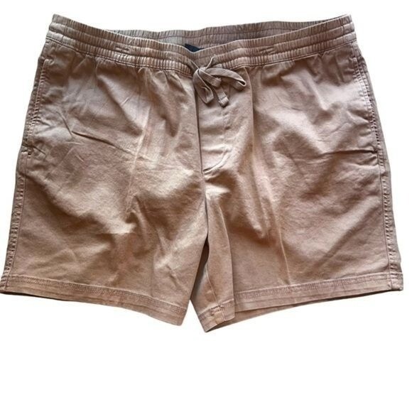 No Boundaries Shorts Mens 2XL 44-46 Brown Drawstring Elastic Waist Casual