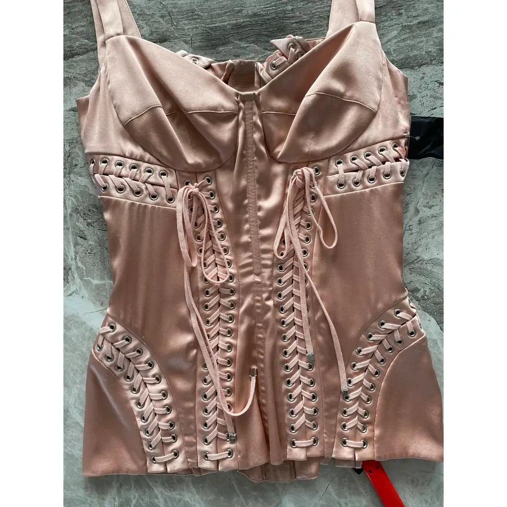 Silk Dolce Gabbana corset top IT40, size Small