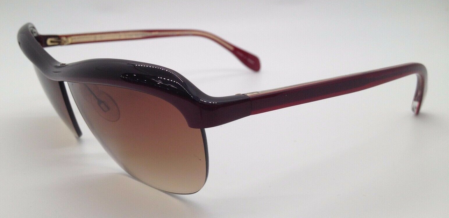 Oliver Peoples Fauna ROC Red Plastic Semi Rim Sunglasses Frames 62-13-130 Japan