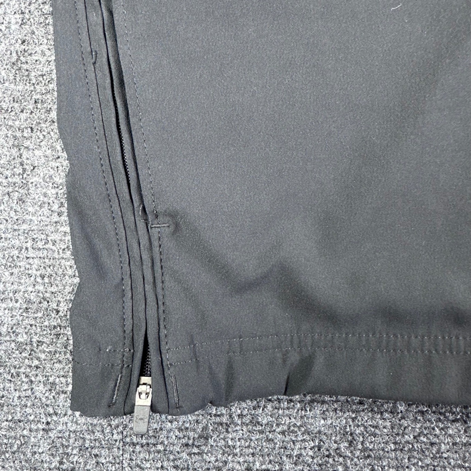 Under Armour Windbreaker Mens XXL 2XL Black Grey Newks Horse Racing Quarter Zip