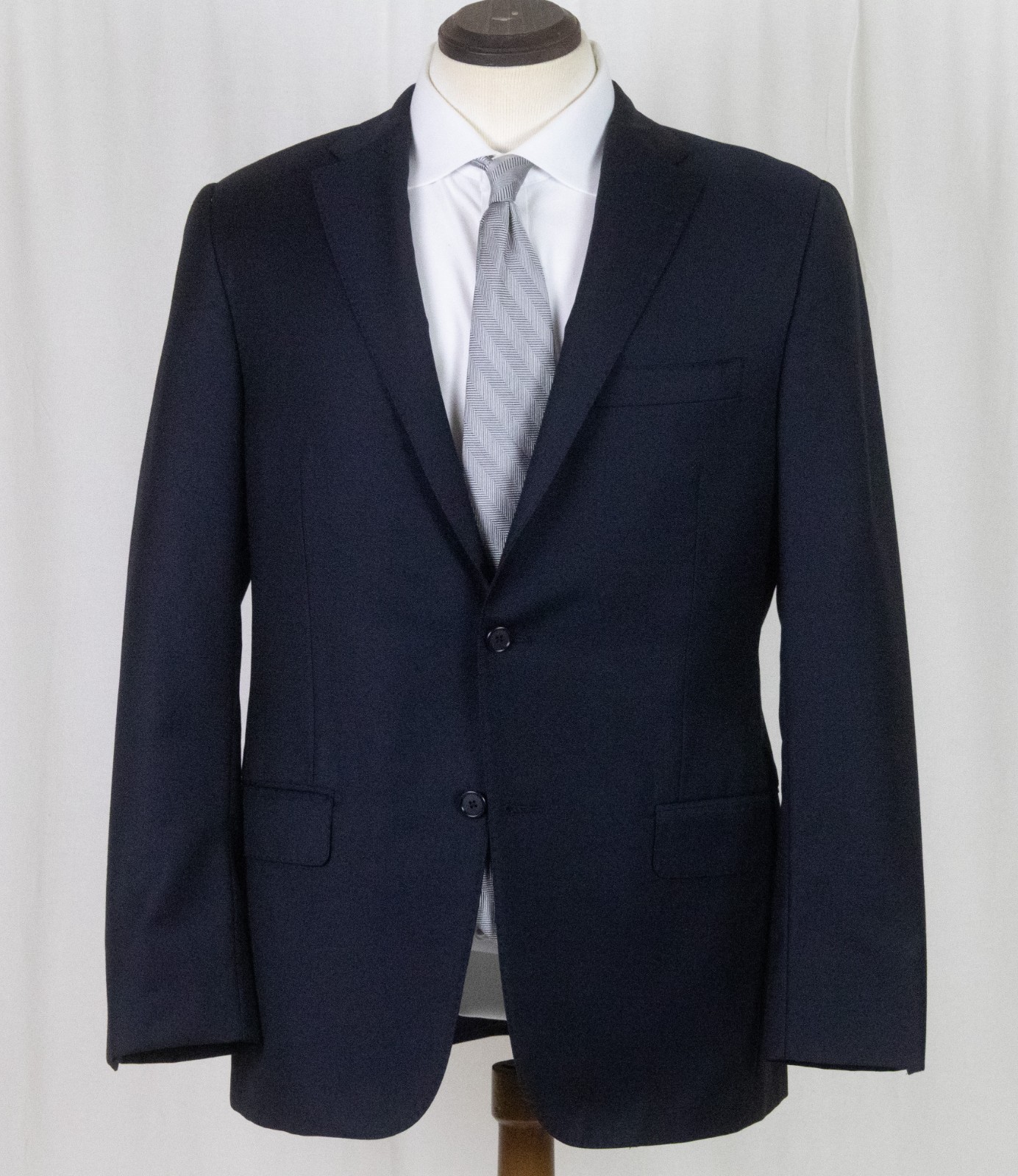 Minty Hickey Freeman Gold Label Loro Piana Super 150’s Navy Jacket Blazer 40 R