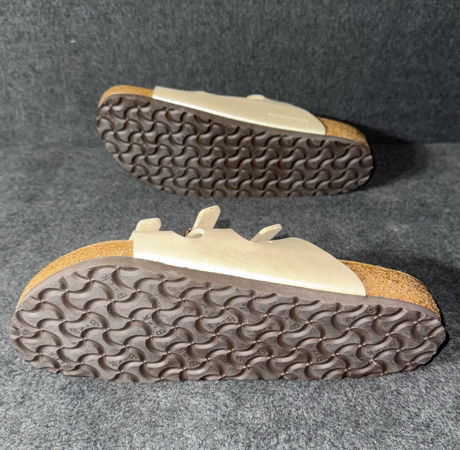 BIRKENSTOCK FLORIDA GRACEFUL PEARL WHITE BIRKO-FLOR SIZE 40