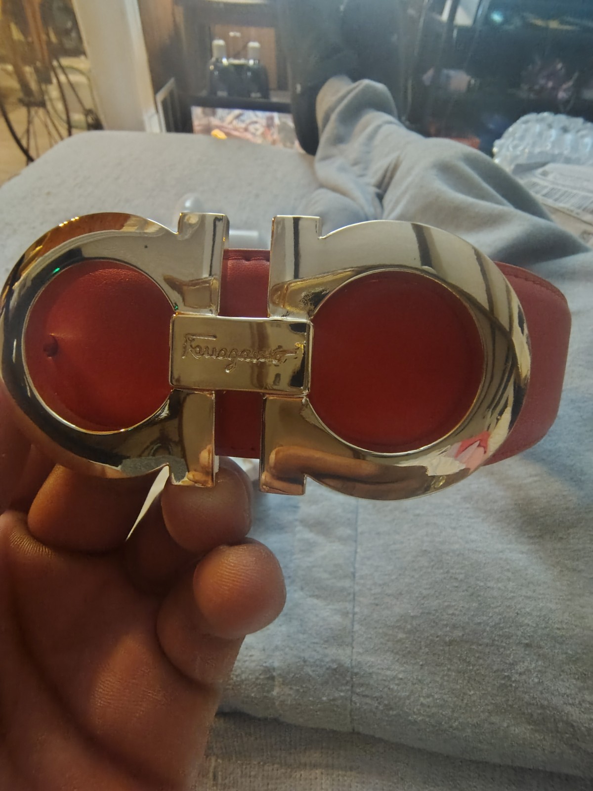 ferragamo belt men