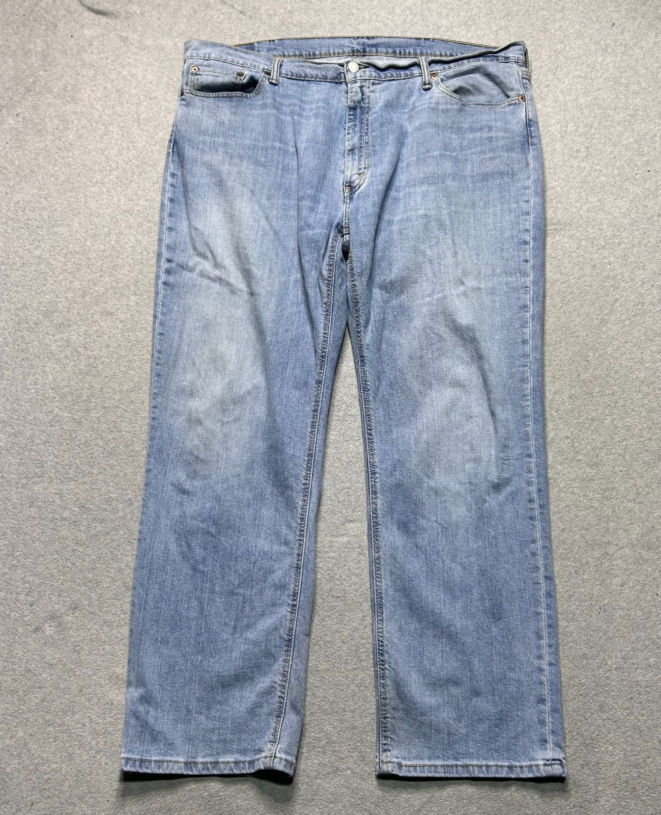 Levis 541 Athletic Fit Jeans Mens 42 X 30 Light Wash American Blue Denim