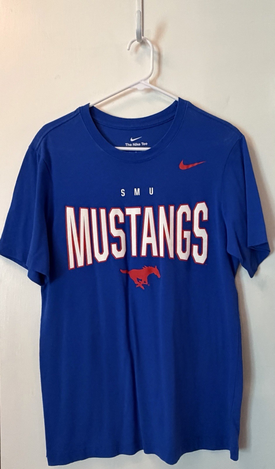 SMU Nike Men’s Short-Sleeve T-Shirt, Blue, Size Small (S)