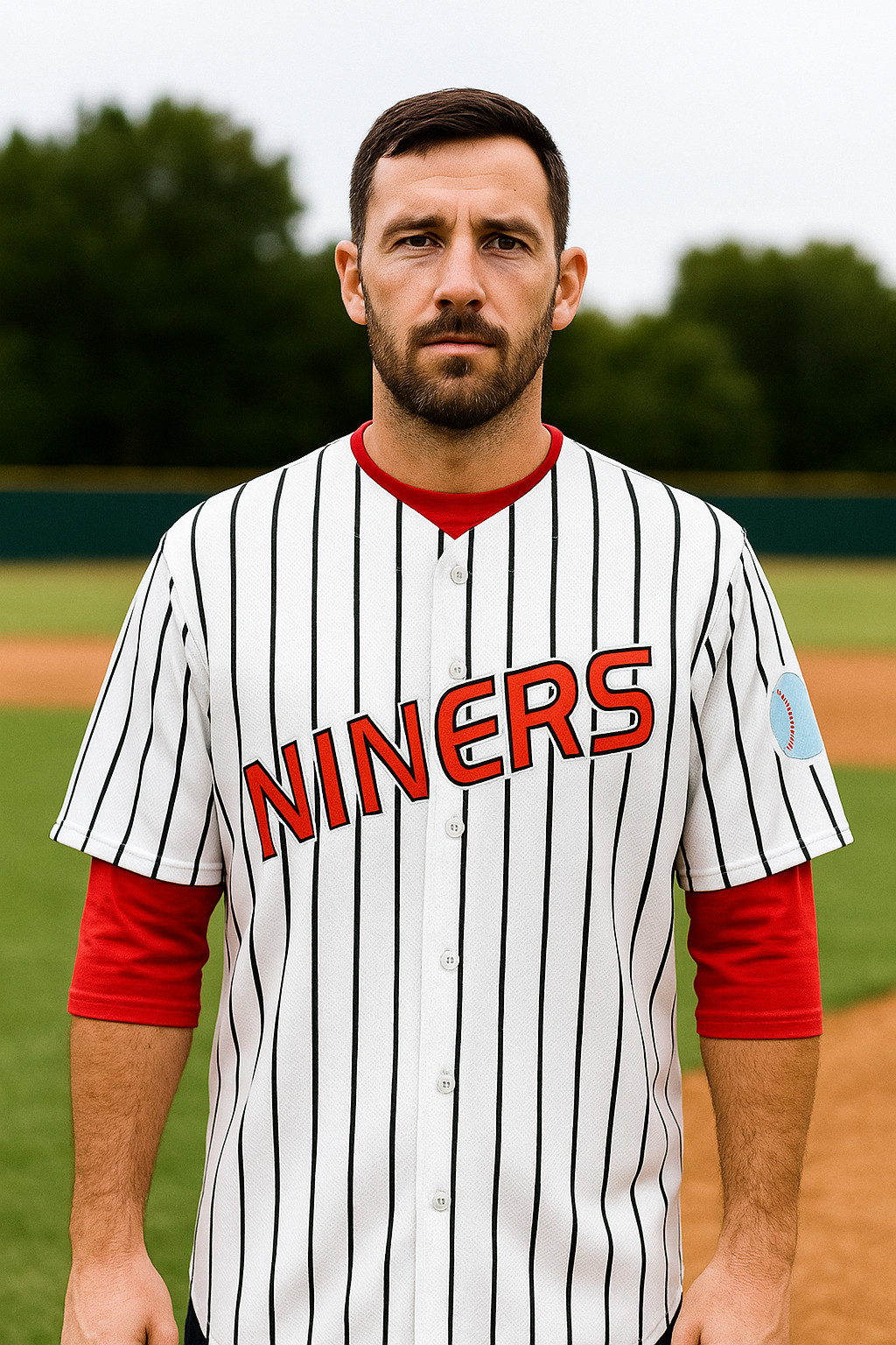 Custom Baseball Jersey With Your Name and Number! Take Me Out To The Holosuite
