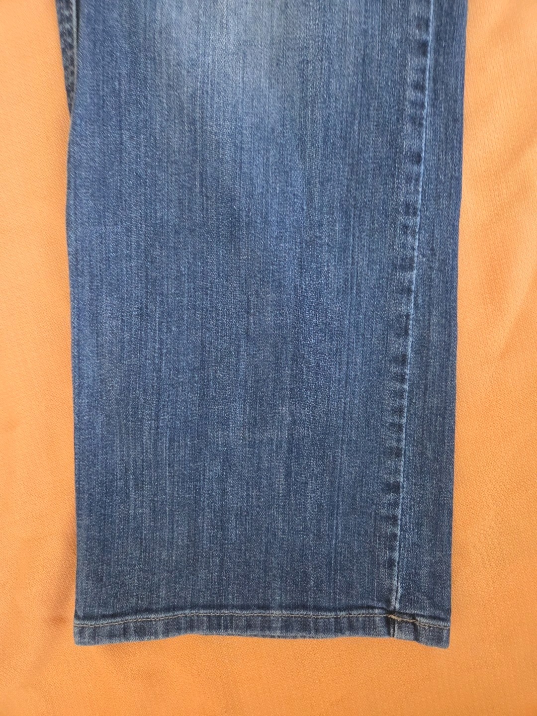 Calvin Klein Women’s Jeans Lean Boot Size 32 14 Button Flap Back Pockets