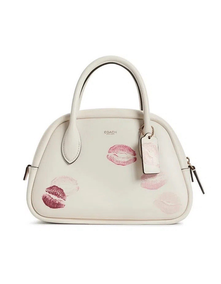 COACH Borough Bowling Bag w/ Lip Print