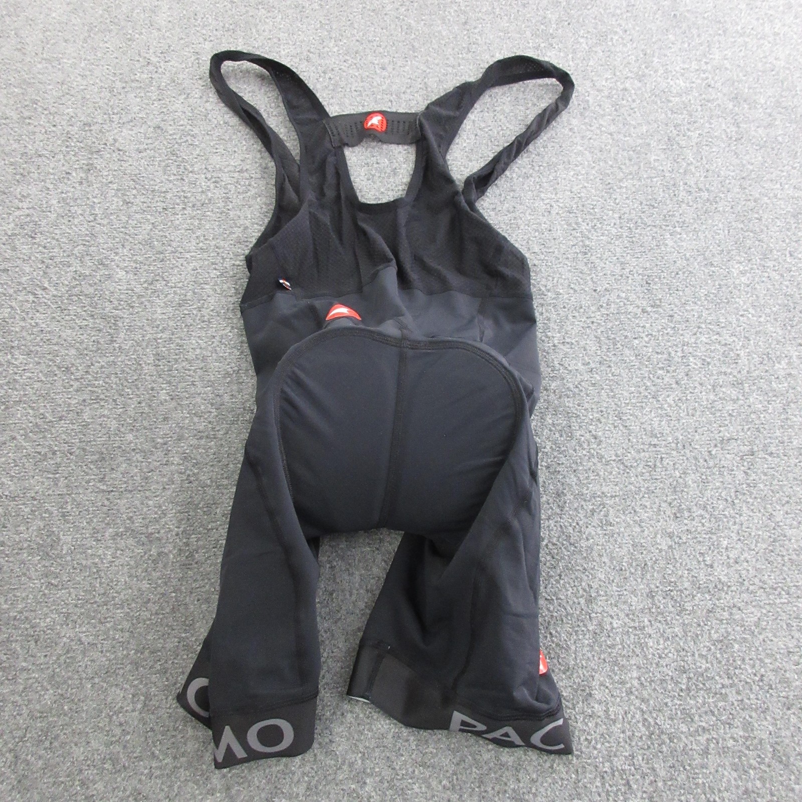Pactimo Bib Shorts Mens Large Black Cycling Mesh Padded 10 Inseam Biker Road