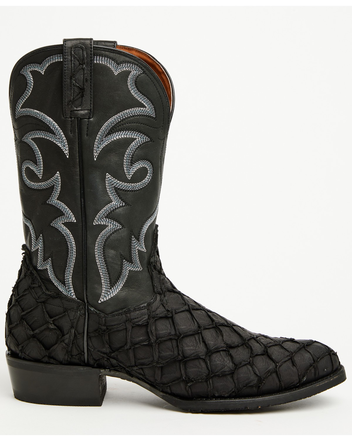 Dan Post Men's Exotic Pirarucu Western Boot – Round Toe – DPS1198
