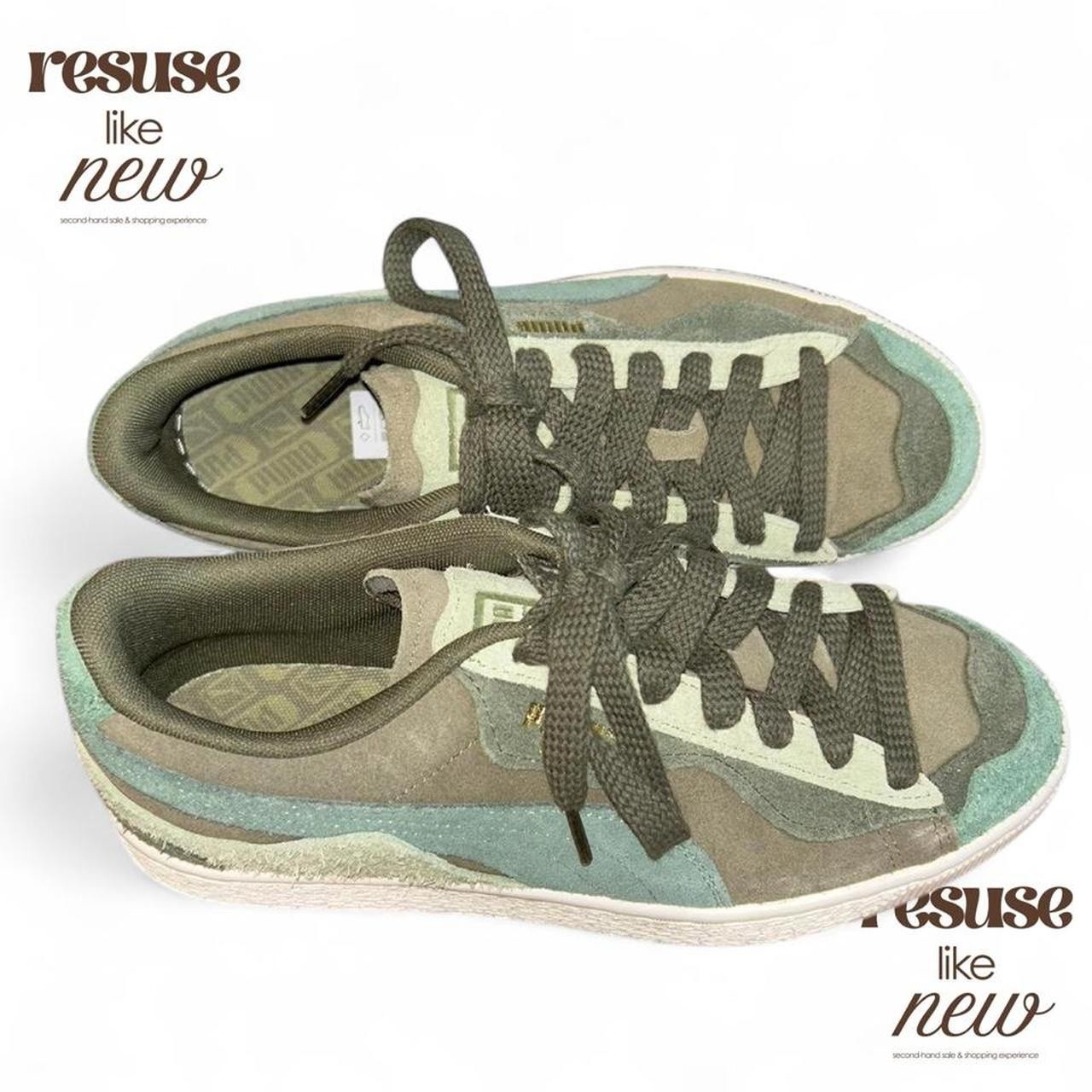 Puma Suede Green Sneakers