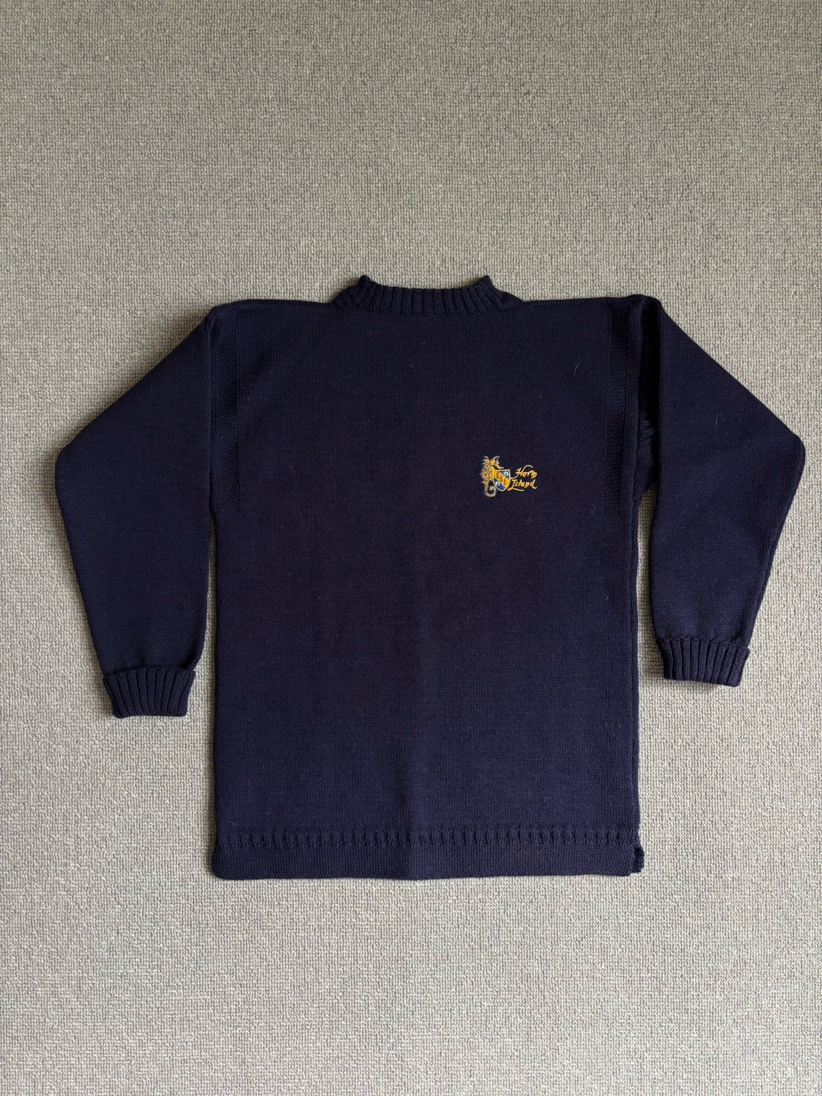 Traditional Guernsey Pure Wool Le Tricoteur Fisherman Jumper Made In The UK 37”