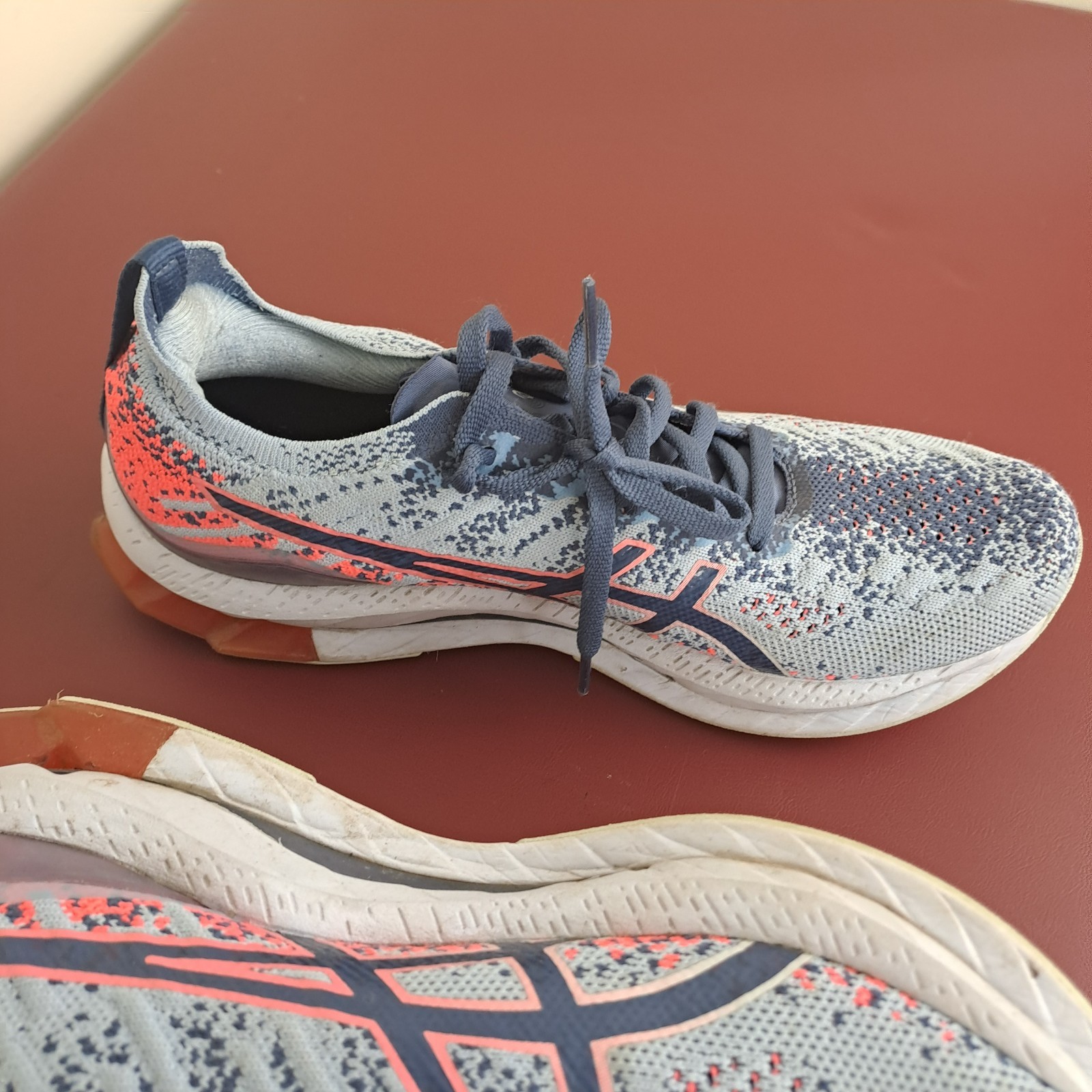 ASICS GEL-Kinsei Blast Running Sneakers Womens 8.5 Mist Blue Training Shoes